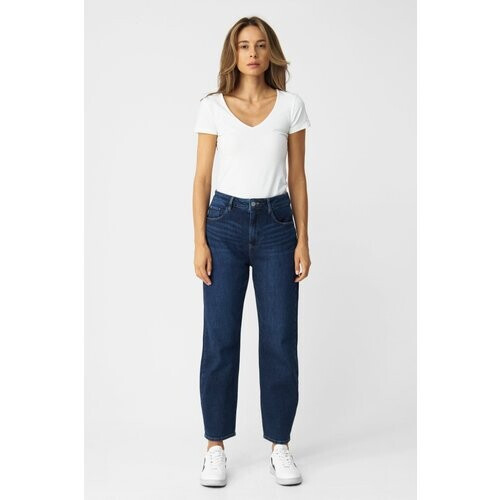 Dawn dames vegan Jeans O-Vorm Stardust Donkerblauw Tweedehands
