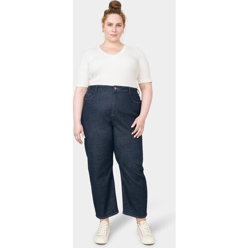 Dawn dames vegan Jeans Stardust Organic Zacht Denim Donker Indigo Tweedehands