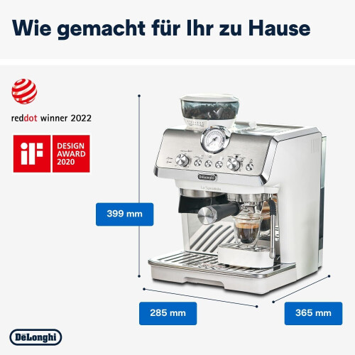 De_longhi Dedica Arte Ec9155.w – Pistonmachine – Handmatige Melkopschuimer – Wit | Nieuw (outlet)