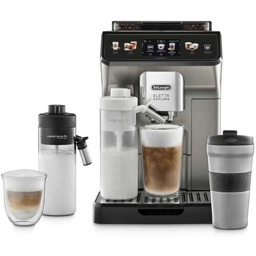 De_longhi Eletta Explore Ecam450.76.t – Volautomatische Espressomachine – Lattecrema Hot & Cool – Titanium | Nieuw (outlet) Tweedehands