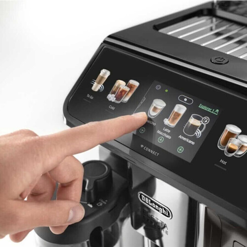 De_longhi Eletta Explore Ecam450.76.t – Volautomatische Espressomachine – Lattecrema Hot & Cool – Titanium | Nieuw (outlet)