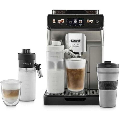 De_longhi Eletta Explore Ecam450.76.t – Volautomatische Espressomachine – Lattecrema Hot & Cool – Titanium | Nieuw (outlet) Tweedehands