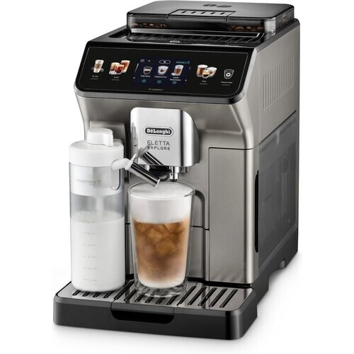 De_longhi Eletta Explore Ecam450.86.t – Volautomatische Espressomachine – Titanium | Nieuw (outlet) Tweedehands