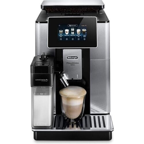 De_longhi Primadonna Soul Ecam610.75.mb – Volautomatische Espressomachine – Bean Adapt & Wi-fi – Zwart Metaal.mb | Nieuw (outlet) Tweedehands