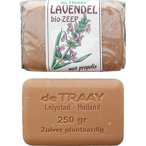 De Traay Bee Honest Zeep Lavendel met Propolis - 250GR Tweedehands