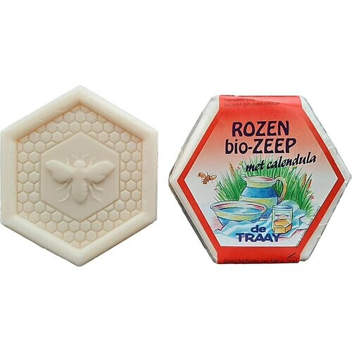 De Traay Bee Honest Zeep Roos met Calendula - 100GR Tweedehands