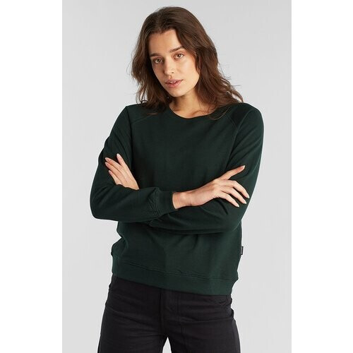 DEDICATED dames vegan Sweater Ystad Donkergroen Tweedehands