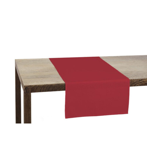 Dekor Kerst Tafelkleed - 45 x 140 cm - kerstprint - rood
