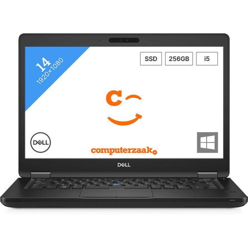 Dell Latitude 5491 - Laptop - Intel Core i5 8400H 2.5GHz - 8GB Ram - 256GB SSD - 14 inch