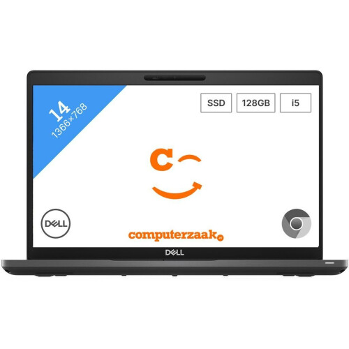 Dell Latitude Chromebook 5400 - Laptop - Intel Core i5 8365U 1.60GHz 8GB Ram 128GB SSD 14 inch Tweedehands
