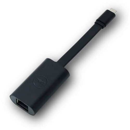 Dell USB-C - Ethernetadapter - Gigabit RJ-45 - Zwart