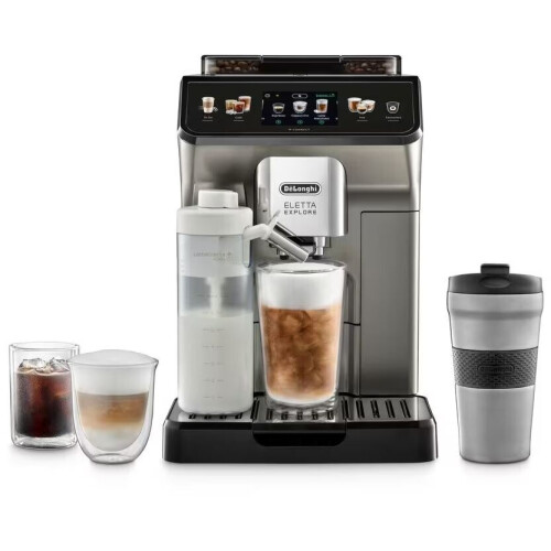 De'Longhi Eletta Explore ECAM450.86.T - Volautomaat Koffiemachine - 50+ Recepten - Inclusief Gratis Reisbeker