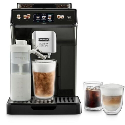 DeLonghi Eletta Explore - Volautomatische espressomachine - LatteCrema Hot&Cool - Donkergrijs