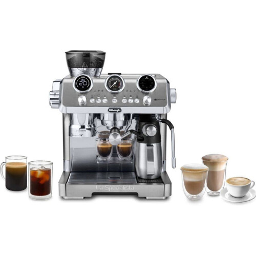 DeLonghi La Specialista Maestro EC9885.M - Espressomachine - 2,5 l watertank 19 bar - Zilver Tweedehands