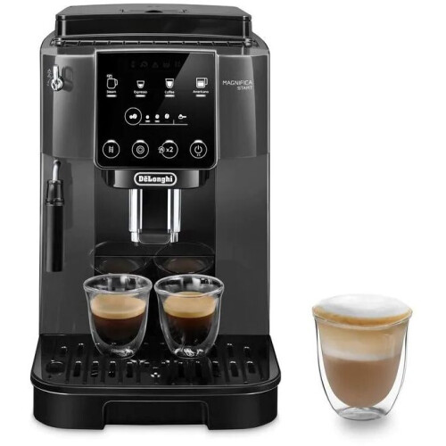 DeLonghi Magnifica ECAM220.22.GB - Volautomatische espressomachine - 2 kopjes - Zwart Grijs Tweedehands