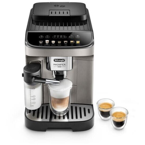 DeLonghi Magnifica EVO ECAM290.81.TB - Volautomatische espressomachine - 7 one-touch dranken - Titanium zwart