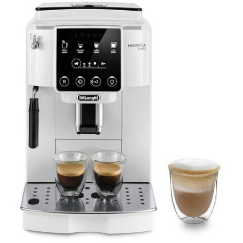 De'Longhi Magnifica S Start ECAM220.20.W - Volautomatische espressomachine - Automatische bonenmaler en handmatige melkopschuimer - Wit