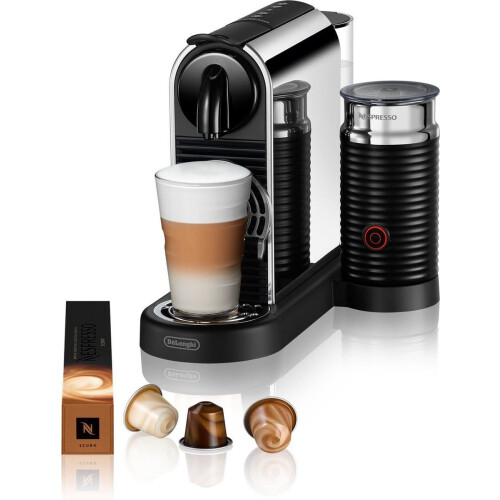DeLonghi Nespresso CitiZ & Milk - Koffiemachine - 19 bar - Platinum Metal Tweedehands