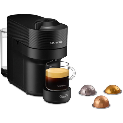 DeLonghi Vertuo Pop - Koffiemachine - 4 kopgroottes - Zwart Tweedehands