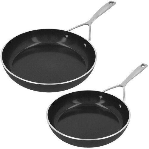 Demeyere Alu Pro 5 - Koekenpannenset 20cm + 24cm - PFAS vrij - Zwart Tweedehands