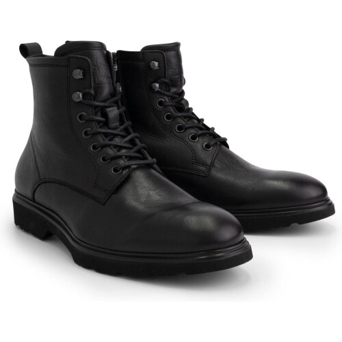 DenBroeck Foundry St. - Hoge heren veterschoenen - Gevoerde boots - Zwart Tweedehands
