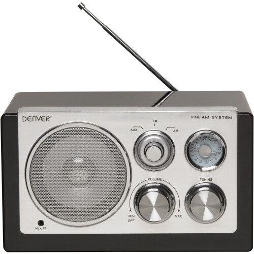 Denver TR-61 - FM Radio - AM en FM ontvangst - Zwart
