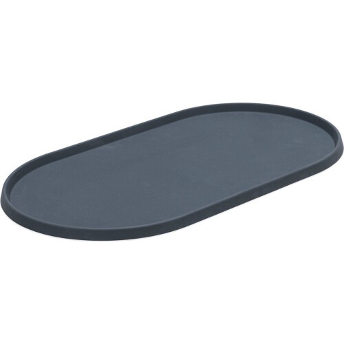 Designed by Lotte Oona - Placemat - Silicone - Vaatwasserbestendig - Antraciet - 45x25x1,5 cm Tweedehands