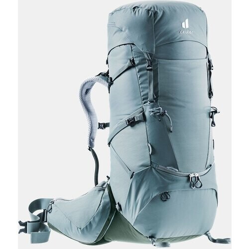 deuter Aircontact Core 55+10 SL Dames Backpack Middengrijs/Donkergroen Tweedehands