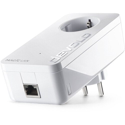 devolo Magic 1 LAN - Powerline-adapter - G.hn-technologie - 1 poort - met stopcontact