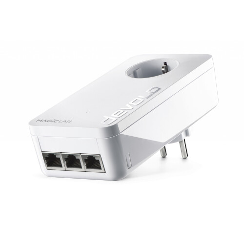 Devolo Magic 2 LAN triple - Powerline - 2400 Mbit/s - Wit Tweedehands