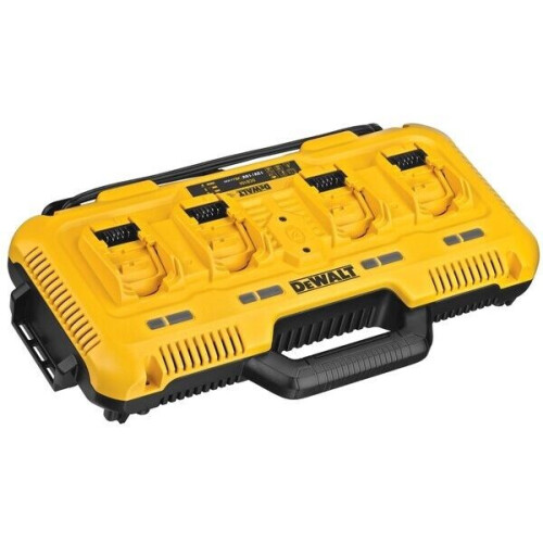 DeWalt DCB104-QW - Lader - Laadt 4 batterijen tegelijk op - 8A uitgangsstroom Tweedehands