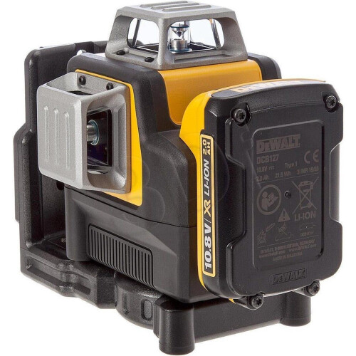 DeWalt DCE0811D1G - Kruislijnlaser 360 graden - 2x 360 gr zelfnivellerende lijnen - groen (1x 2,0Ah accu)