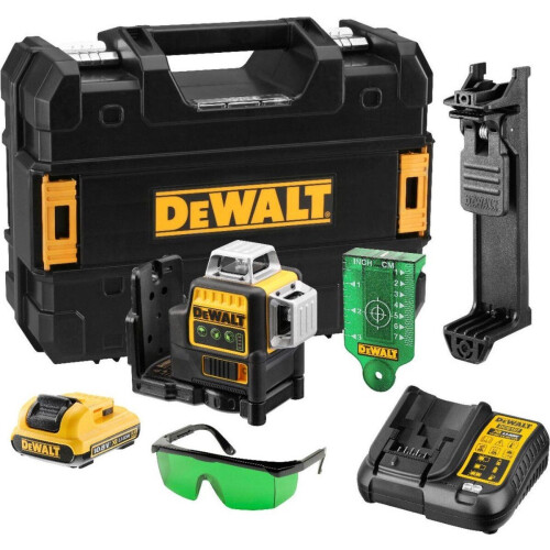 DeWalt DCE089D1G - Zelfnivellerende Kruislijnlaser - Groene laserstraal - IP65 water- en stofdicht Tweedehands
