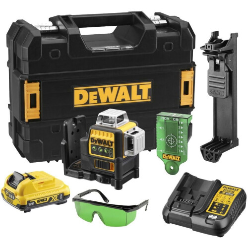 DeWalt DCE089D1G - Zelfnivellerende Kruislijnlaser - Groene laserstraal - IP65 Tweedehands