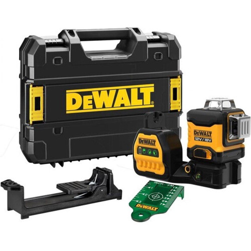 DeWalt DCE089NG18 - Kruislijnlaser - 3 lijnen - Groen