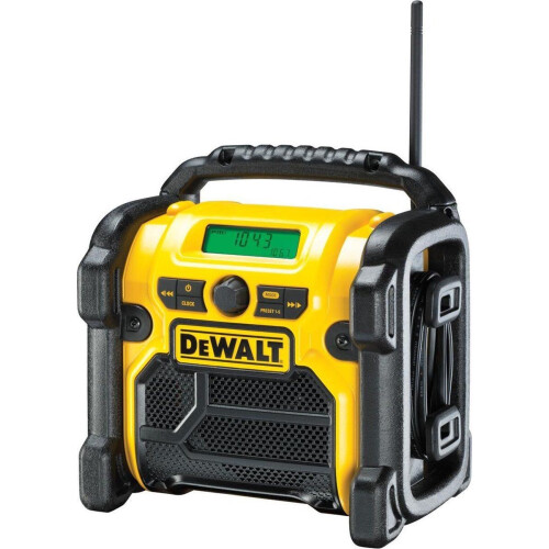 DeWalt DCR019-QW - Bouwradio - FM/AM - Geel Zwart Tweedehands