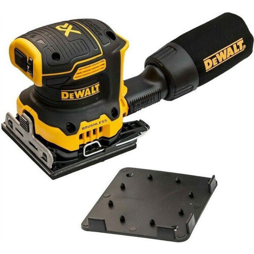 DeWALT DCW200N - Accu Vlakschuurmachine 18V XR - Snoerloos - Stofafzuiging - 108 x 115 mm Tweedehands