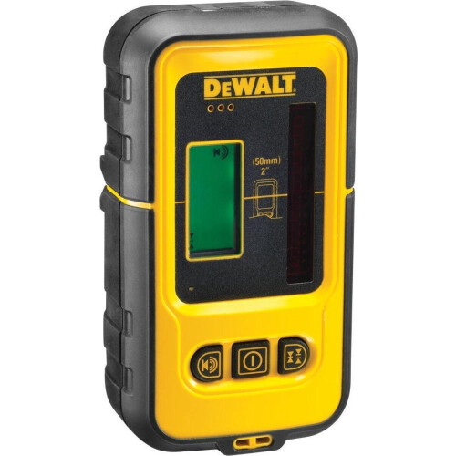 DeWALT DE0892 - Waterbestendige digitale laserdetector - Tot 50 m werkbereik - Wit