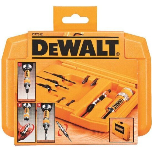 DeWalt DT7612 - 10 delige bit- en borenset - met cassette