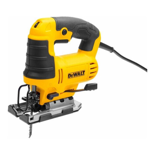 DEWALT DWE349-QS - Pendeldecoupeerzaag - 650W 500-3200tpm - Capaciteit staal/hout 15/75mm - Verstekhoek 0-45°
