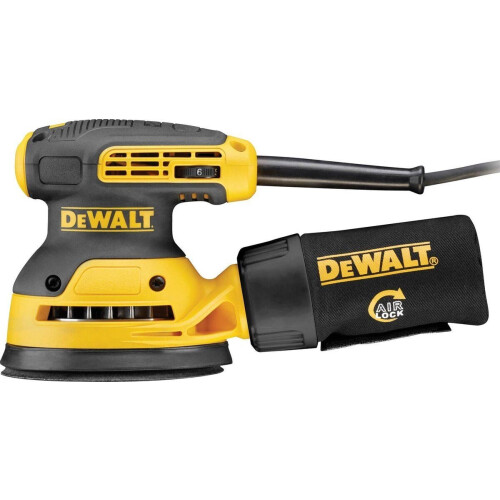 DeWALT DWE6423 - Excentrische schuurmachine - 280W 125mm schuurvlak - 8000-12000 opm