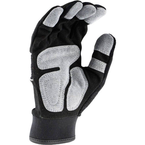 Dewalt Werkhandschoenen - L - Extra Padding - Badstof Achterkant - Grijs/Geel
