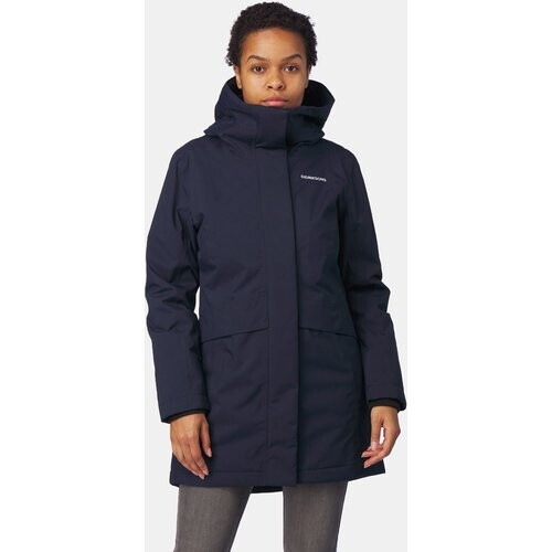 Didriksons Cajsa 4 Gevoerde Parka Dames Marineblauw Tweedehands