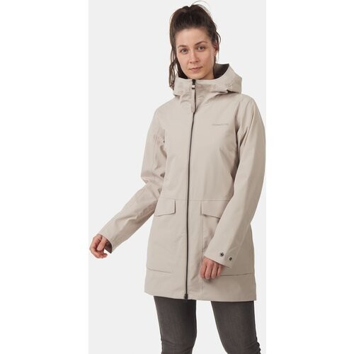 Didriksons Folka 6 Parka Dames Beige Tweedehands