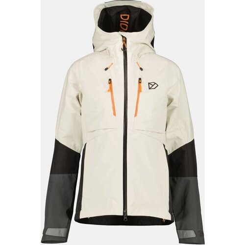 Didriksons Indus Hardshell Jas Dames Gebroken Wit/Zwart Tweedehands