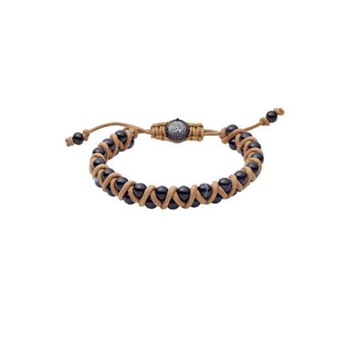 Diesel DX1111001 - Armband - Voor heren - Zwart/bruin Tweedehands