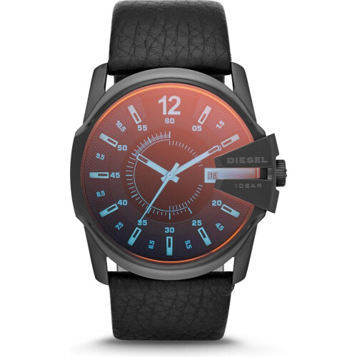 Diesel DZ1657 - Herenhorloge 45 mm - Quartz - Grijs/Rood
