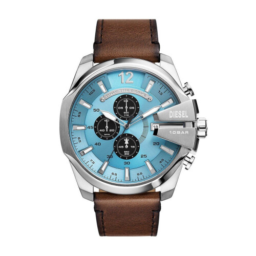 Diesel DZ4657 - Polshorloge - Chronograaf - Bruin 51 mm Tweedehands