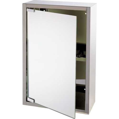 Differnz Look Spiegelkast - 51 x 38 x 18 cm - RVS - Chroom Tweedehands