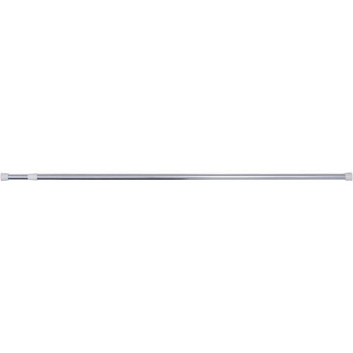 Differnz Round douchestang - om vast te klemmen - aluminium veredeld - 125 x 220 cm - chroom